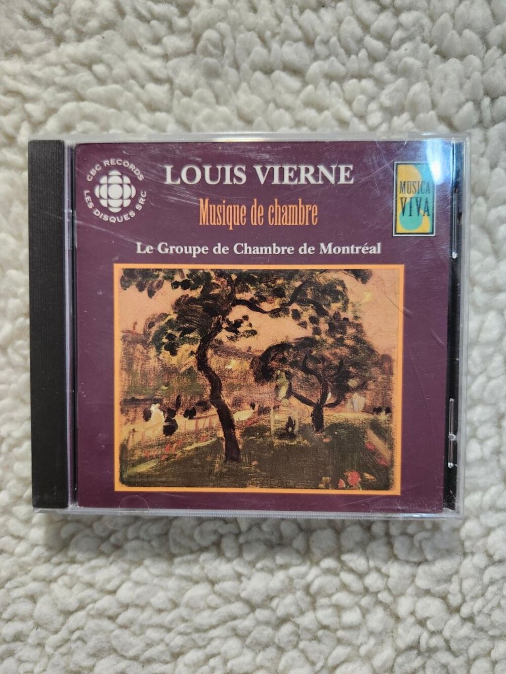 Louis Vierne Musique de Chambre Le Groupe de Chambre de Montreal CD MVCD1085